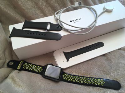 Лот: 14303202. Фото: 1. Apple Watch Series 3 42mm. Смарт-часы, фитнес-браслеты, аксессуары