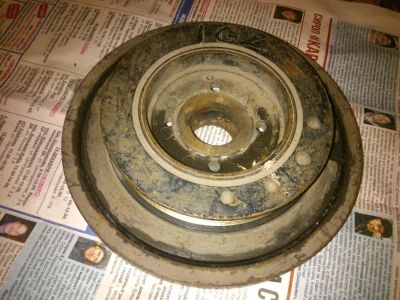 Лот: 10790249. Фото: 1. Шкив коленвала 1JZ Toyota Cresta... Двигатель и элементы двигателя