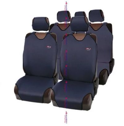 Лот: 14372464. Фото: 1. Чехлы майки Sport R-1 8пр. черный. Чехлы, коврики, оплетки руля
