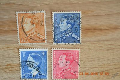Лот: 5523395. Фото: 1. Марки Бельгии 1951-52г. Король... Марки
