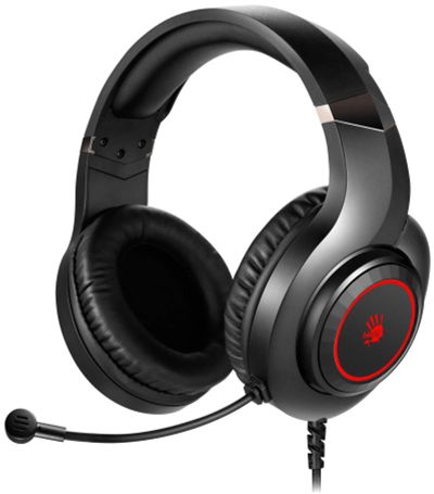 Лот: 25014238. Фото: 1. Игровая гарнитура A4Tech Bloody... Акустические системы