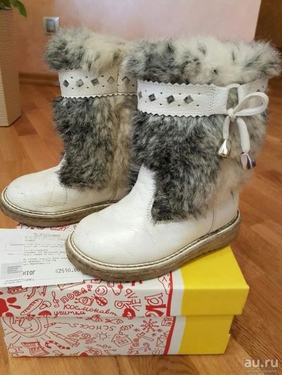 Лот: 8378762. Фото: 1. сапоги-унты кожаные зимние на... Валенки, угги, унты