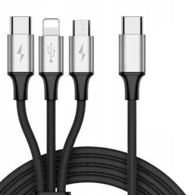 Лот: 25124741. Фото: 1. Кабель Type-C - Lightning (1,2... Дата-кабели, переходники