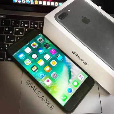 Лот: 9687636. Фото: 1. Apple iPhone 7 Plus 128GB Black... Смартфоны