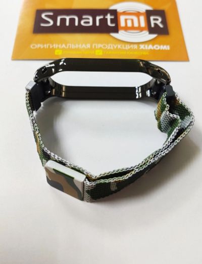 Лот: 17938045. Фото: 1. Металлический ремешок на Mi Band... Смарт-часы, фитнес-браслеты, аксессуары