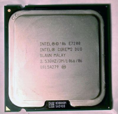 Лот: 15155700. Фото: 1. Процессор Intel Core 2 Duo E7200... Процессоры