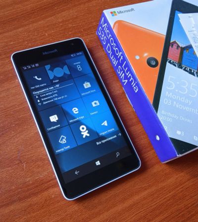 Лот: 20519960. Фото: 1. Смартфон Microsoft Lumia 535 Dual... Смартфоны