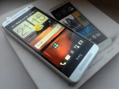 Лот: 7620019. Фото: 1. HTC one mini (silver). Смартфоны