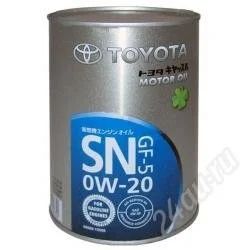 Лот: 2260592. Фото: 1. Моторное масло Тойота Toyota SN... Масла, жидкости