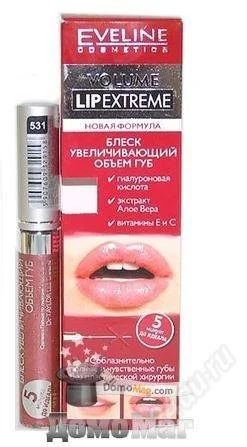 Лот: 1802344. Фото: 1. Eveline Vollume Lip Extreme Блеск... Макияж