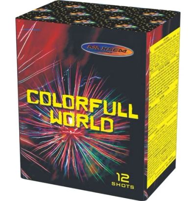 Лот: 6753109. Фото: 1. Colorfull World red - 12 зарядов. Фейерверки, салюты, пиротехника