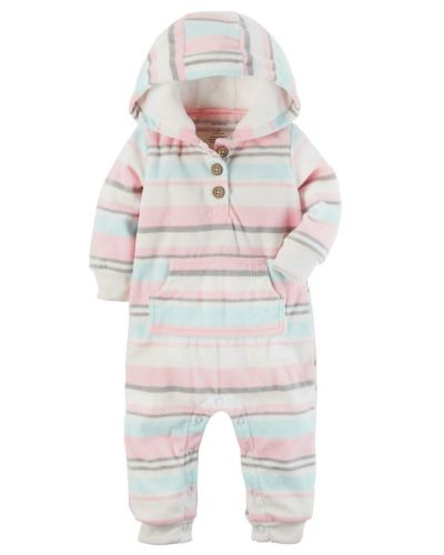Лот: 12572076. Фото: 1. Новый флисовый комбинезон Carters. Костюмы, пиджаки, комбинезоны