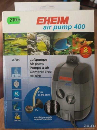 Лот: 13248490. Фото: 1. Компрессор EHEIM AIR PUMP 400... Оборудование
