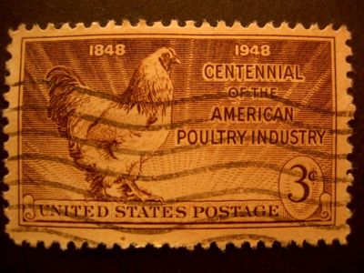Лот: 6724581. Фото: 1. США 1948г 3цента. Марки