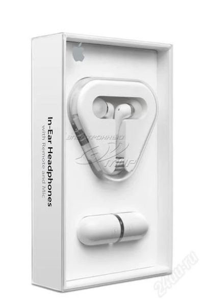 Лот: 2095052. Фото: 1. Наушники Apple in-Ear Headphones... Красноярск