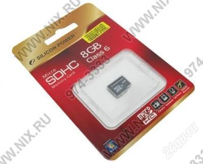 Лот: 835704. Фото: 1. silicon power microsdhc 4gb 4... USB-флеш карты