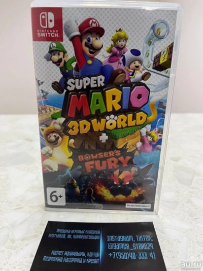 Лот: 18280479. Фото: 1. Super Mario 3D World + Bowser... Игры для консолей