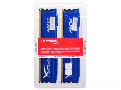 Лот: 7639404. Фото: 1. 8Gb (2x4Gb) DDR3 Kingston HyperX... Оперативная память