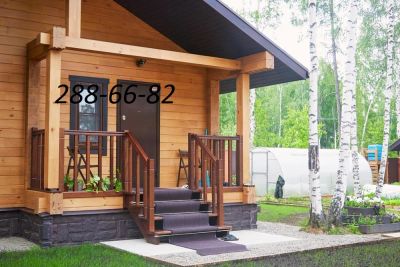 Лот: 11155034. Фото: 1. Баня дом 7х10 из профилированного... Срубы, бани, дома