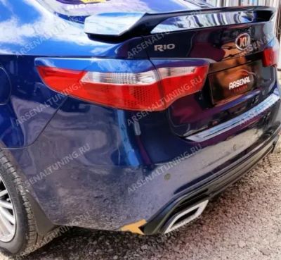 Лот: 15665750. Фото: 1. KIA RIO 11 Диффузор, 419Т. Детали тюнинга