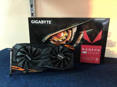 Лот: 13037781. Фото: 1. 8192Mb AMD Radeon RX Vega 64 Gigabyte... Видеокарты