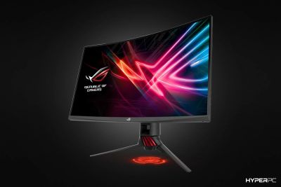 Лот: 14923597. Фото: 1. Монитор 32" игровой Asus XG32VQ... ЖК-мониторы