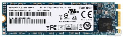 Лот: 9171984. Фото: 1. 256 ГБ SSD M.2 накопитель Sandisk... SSD-накопители