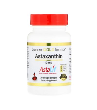 Лот: 14419019. Фото: 1. California Gold Nutrition, Астаксантин... Спортивное питание, витамины