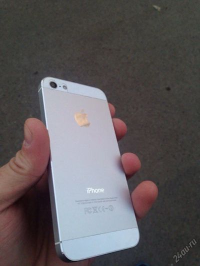 Лот: 5363128. Фото: 1. iphone 5 16 gb white PCT С РУБЛЯ. Смартфоны