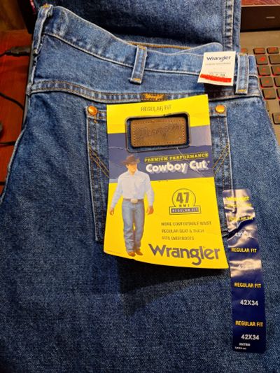 Лот: 17081041. Фото: 1. Мужские джинсы Wrangler Regular... Брюки, джинсы, шорты