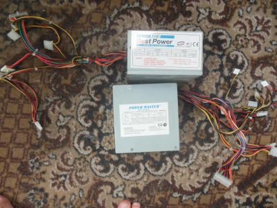 Лот: 7720102. Фото: 1. 2 блока питания 20+4 пин по 300w. Корпуса, блоки питания