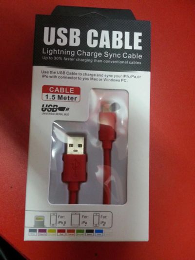 Лот: 6523469. Фото: 1. USB Кабель для Apple Iphone 5... Дата-кабели, переходники
