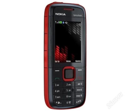 Лот: 1236330. Фото: 1. Nokia 5130 red XpressMusic обмен... Кнопочные мобильные телефоны