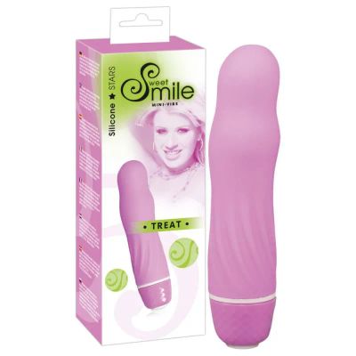 Лот: 22062311. Фото: 1. Вибратор Smile Mini Treat - розовый. Игрушки