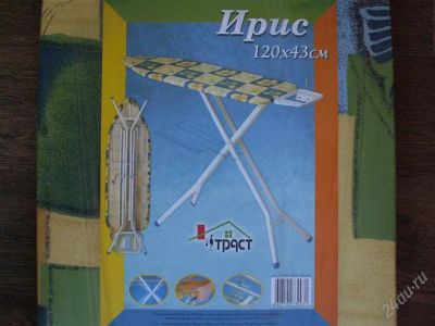Лот: 2255662. Фото: 1. доска гладильная "ирис" 120*43см... Гладильные доски