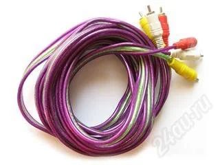 Лот: 92953. Фото: 1. Кабель 3 RCA -> 3 RCA 5 м. Шнуры, кабели, разъёмы