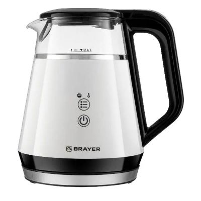 Лот: 24511663. Фото: 1. Электрический чайник Brayer BR1084. Чайники, кофемашины, кулеры