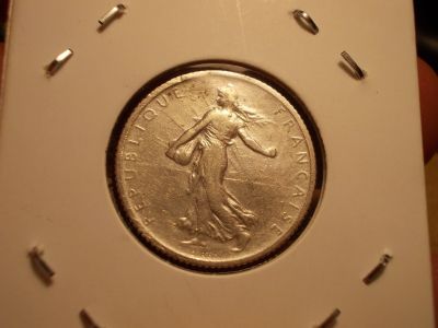 Лот: 15667391. Фото: 1. Нечастый старинный франк 1899... Россия до 1917 года
