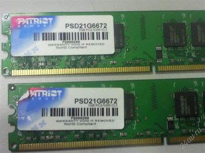 Лот: 2187208. Фото: 1. DDR2 2x1024Mb. Оперативная память