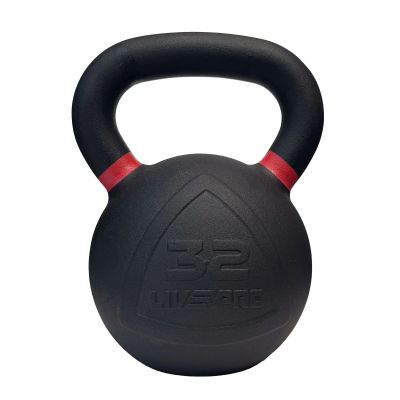 Лот: 25204347. Фото: 1. Чугунная гиря 32кг Live Pro Kettlebell... Гири