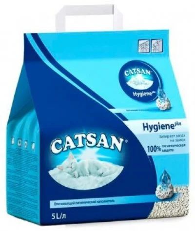 Лот: 13986483. Фото: 1. Наполнитель Catsan (Катсан) 5л... Миски, лотки, наполнители