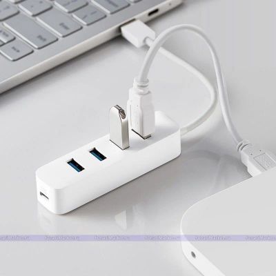 Лот: 17875298. Фото: 1. Многопортовый адаптер Xiaomi USB... USB хабы