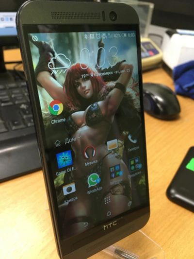 Лот: 16455616. Фото: 1. Смартфон HTC One M9. Смартфоны