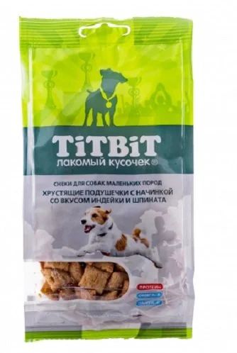Лот: 16213127. Фото: 1. Хрустящие подушечки (ТитБит) Индейка... Корма