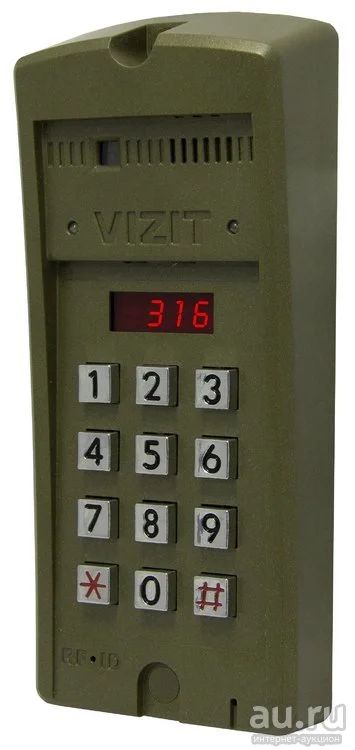 Лот: 17598070. Фото: 1. Блок вызова БВД-316RCP. Cистемы контроля и управления доступом (СКУД)