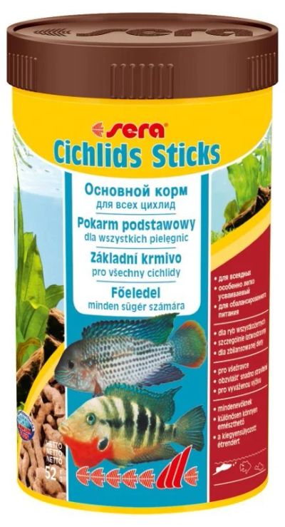 Лот: 16206903. Фото: 1. SERA Cichlids Sticks, палочки... Корма