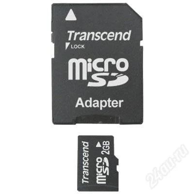 Лот: 811892. Фото: 1. adapter transcend microsd. Карты памяти