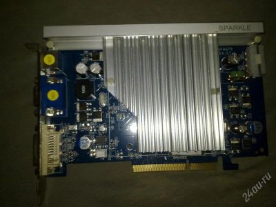 Лот: 980669. Фото: 1. AGP Sparkle GeForce 7600GS Ultra... Видеокарты