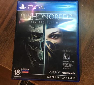 Лот: 9145453. Фото: 1. Dishonored 2. Русская версия... Игры для консолей