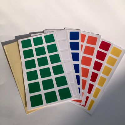 Лот: 15804873. Фото: 1. Наклейки для кубика Рубика 3х3х3. Развивающие